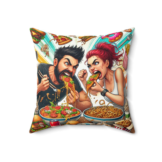 Spun Polyester Square Pillow