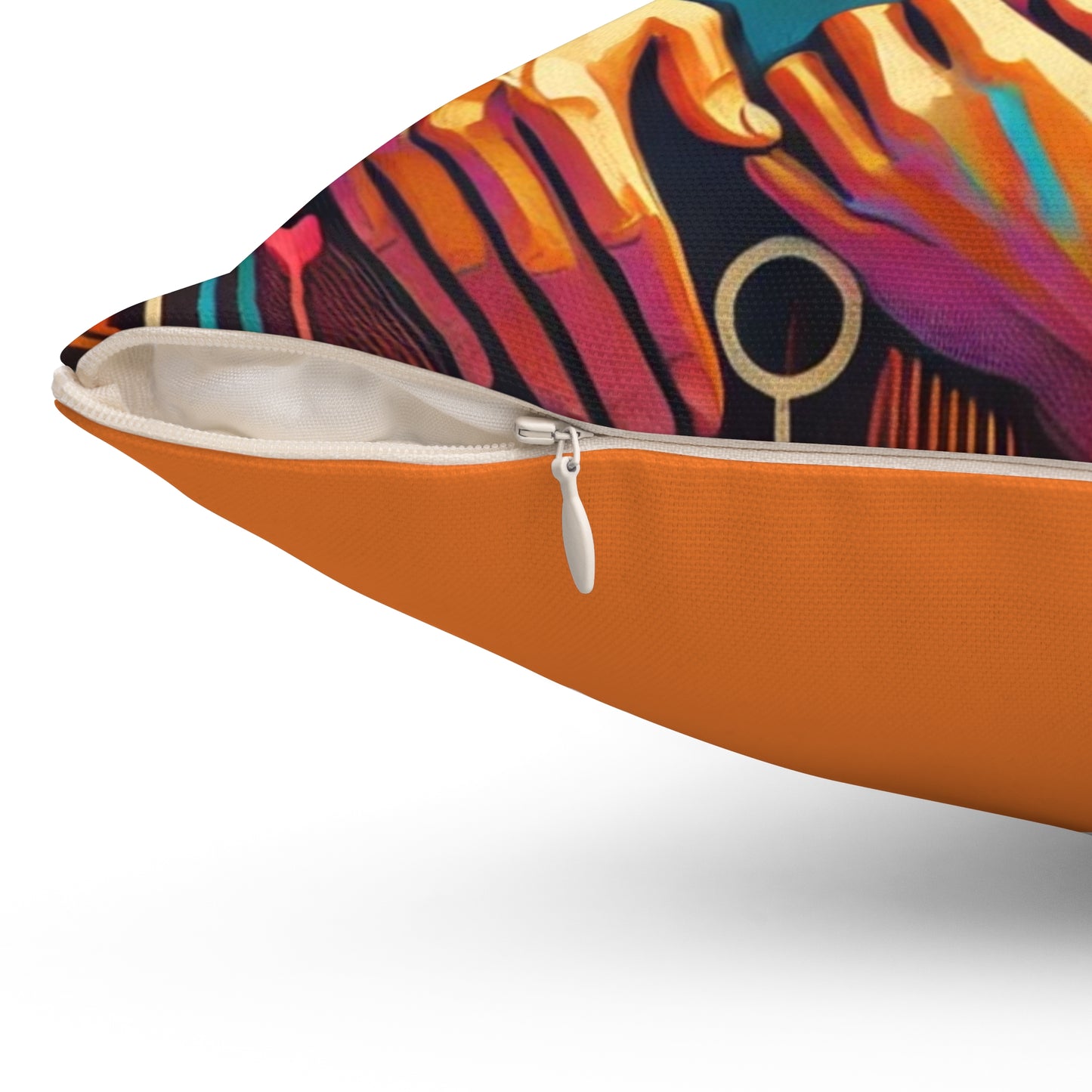 Spun Polyester Square Pillow