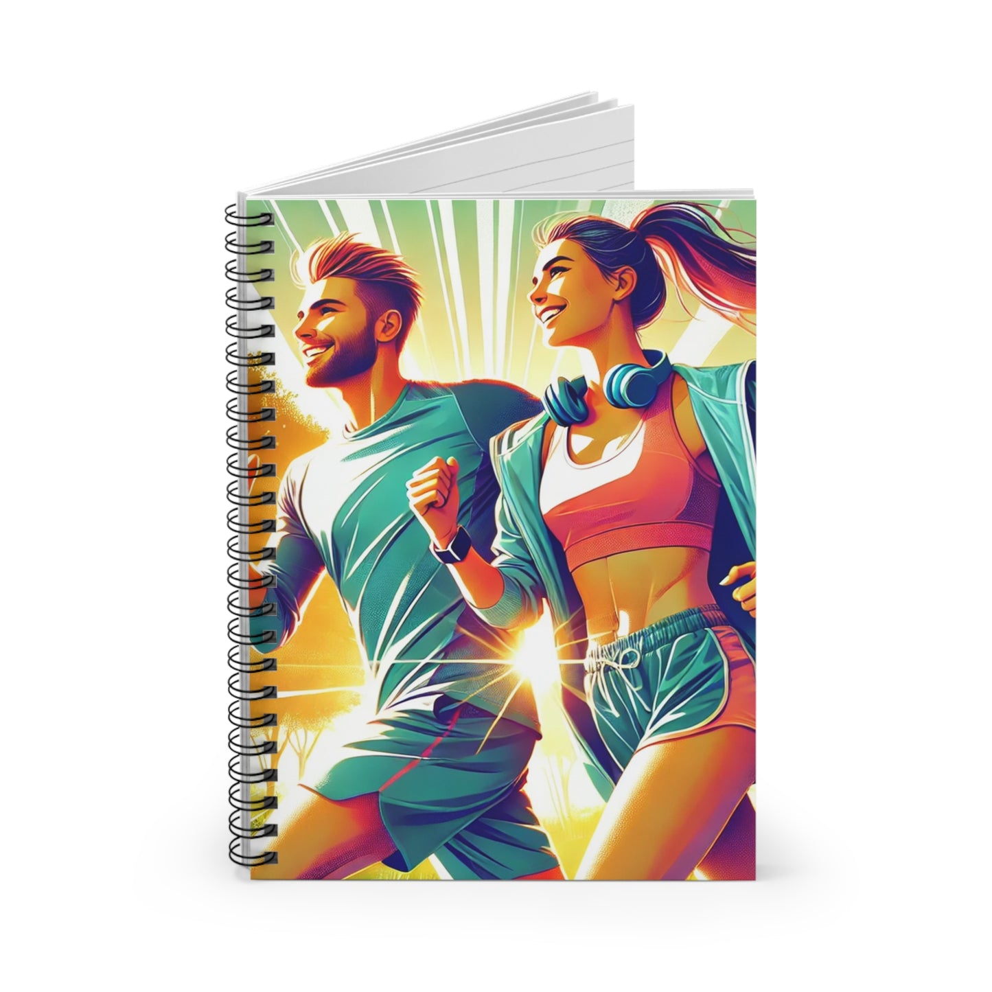 Active Lifestyle Spiral Notebook - Perfect for Fitness Enthusiasts