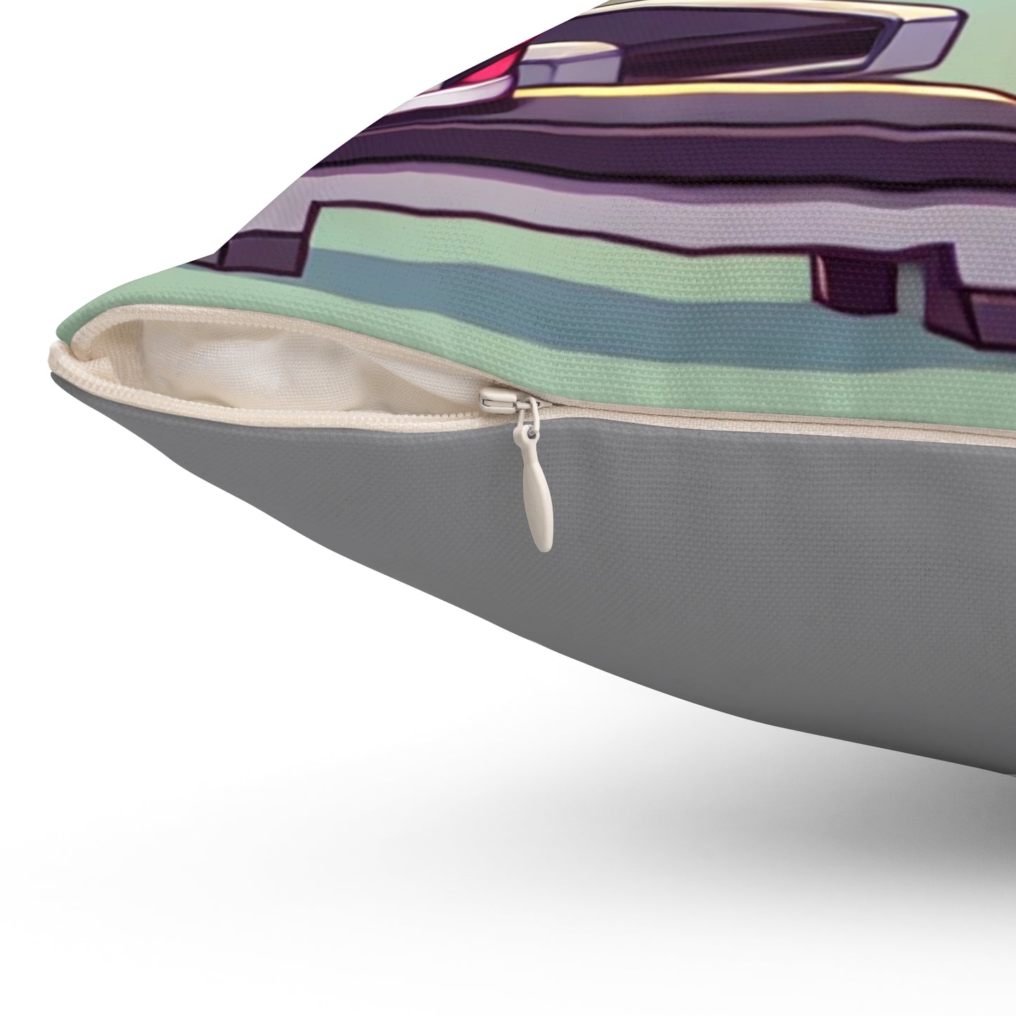 Spun Polyester Square Pillow