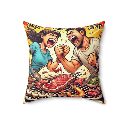 Spun Polyester Square Pillow
