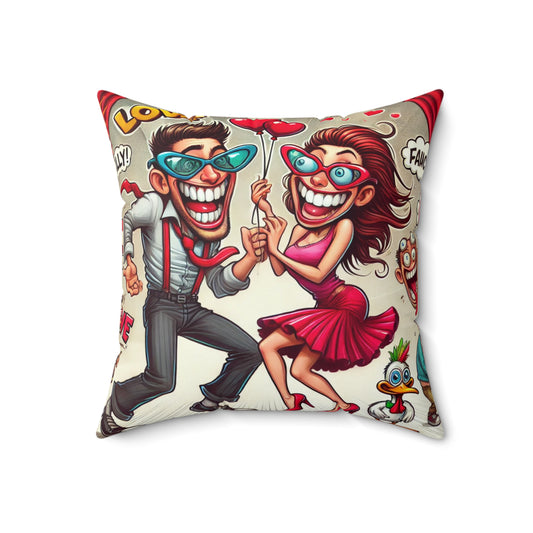 Spun Polyester Square Pillow