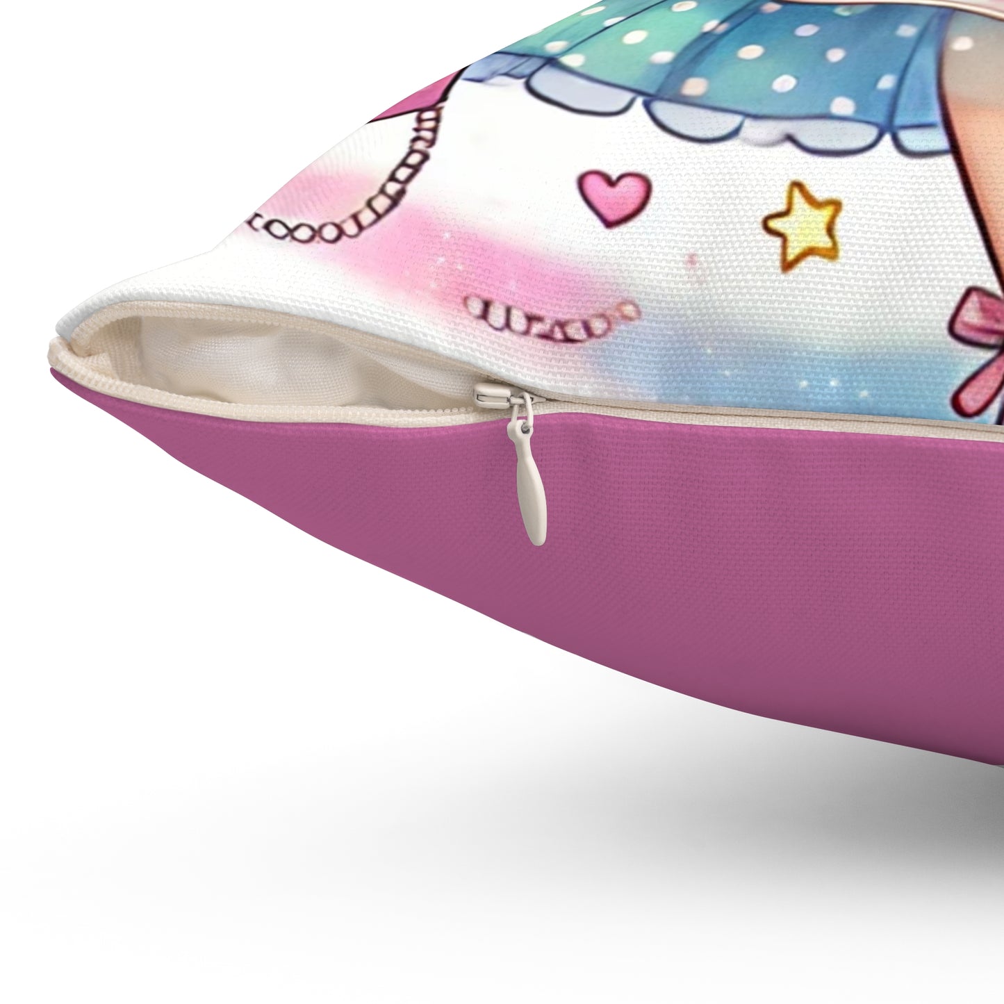 Spun Polyester Square Pillow