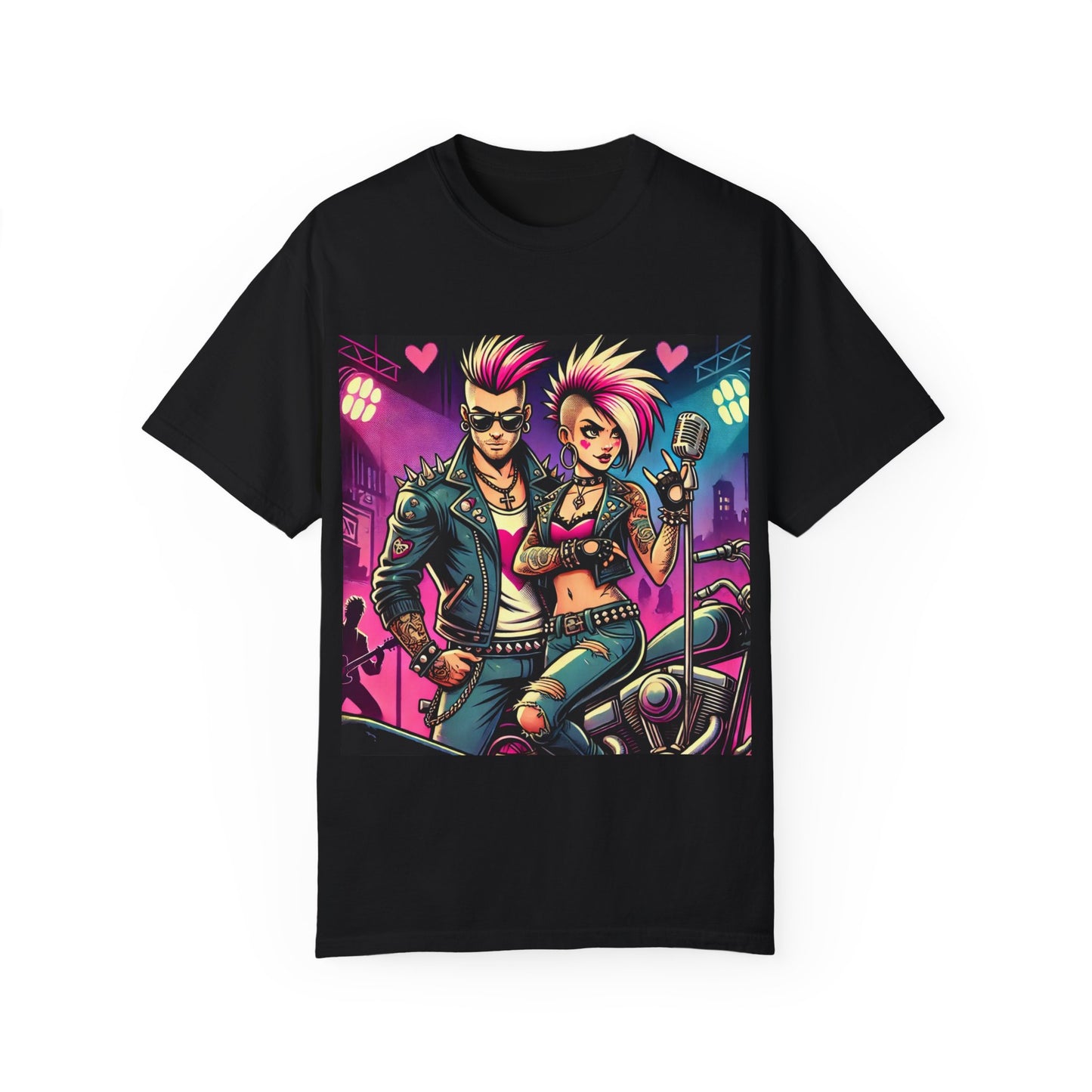 Punk Rock Couples Graphic Unisex T-Shirt