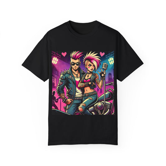 Punk Rock Couples Graphic Unisex T-Shirt