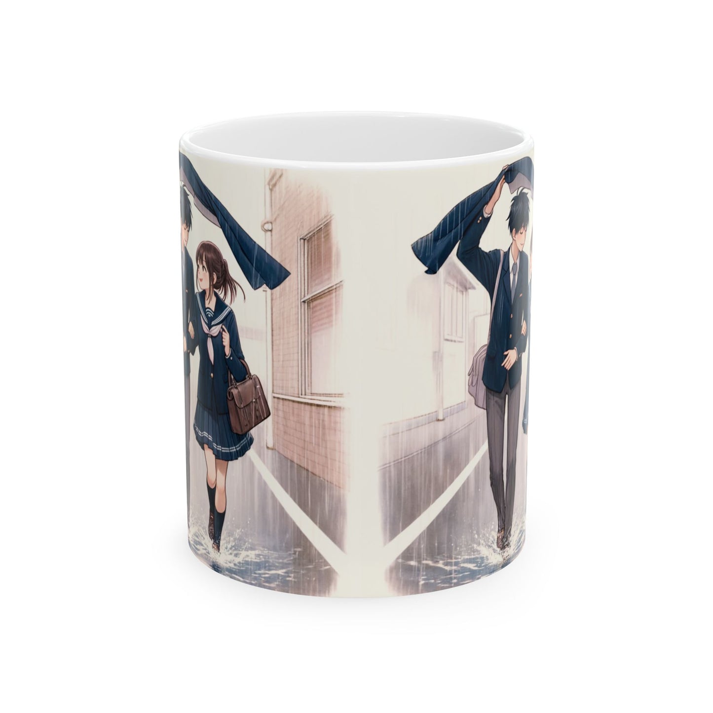 Romantic Anime Ceramic Mug - Perfect Gift for Lovers and Coffee Enthusiasts