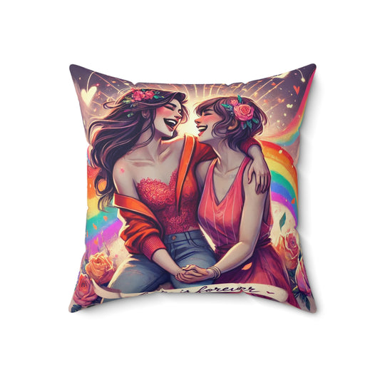 Spun Polyester Square Pillow