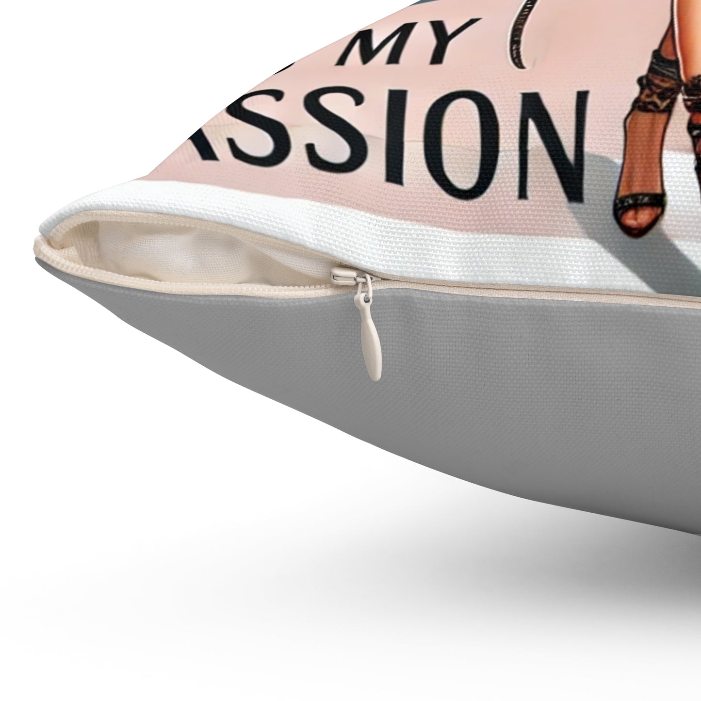 Fashionista Style Decorative Pillow - "Fashion is My Passion"