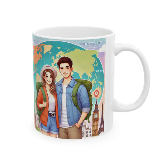 Adventure Awaits Travel Mug - 11oz & 15oz