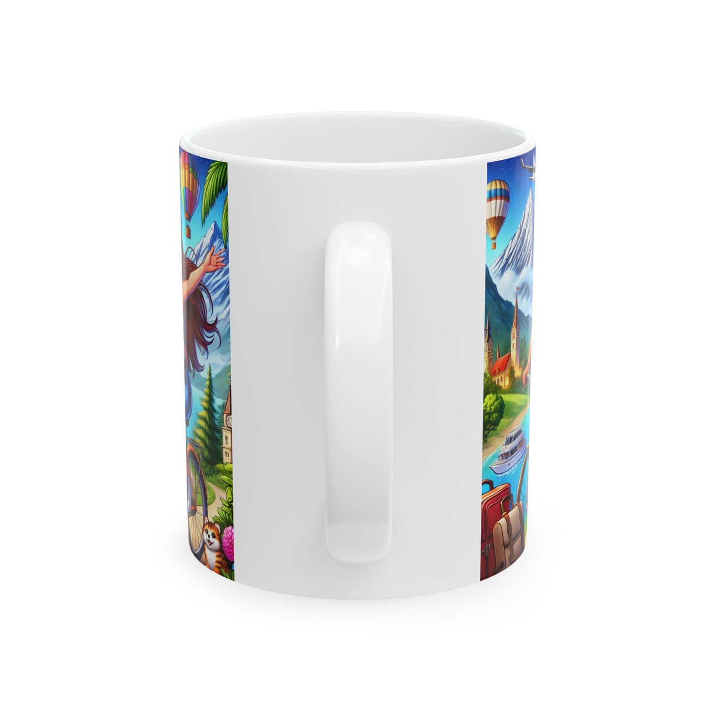 Adventure Vibes Ceramic Mug | 11oz & 15oz | Perfect for Travel Lovers