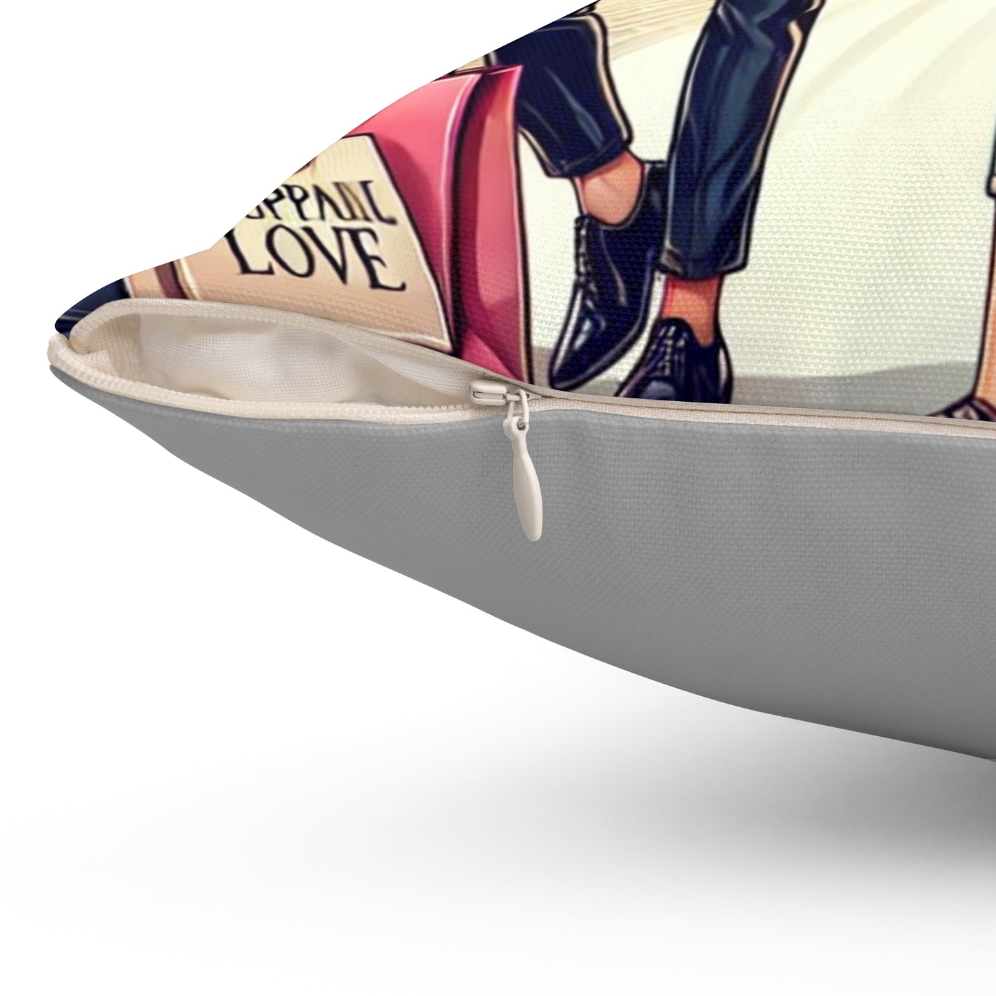 Romantic Fashion Square Pillow - Perfect for Couples & Home Decor