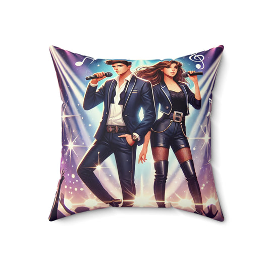 Spun Polyester Square Pillow