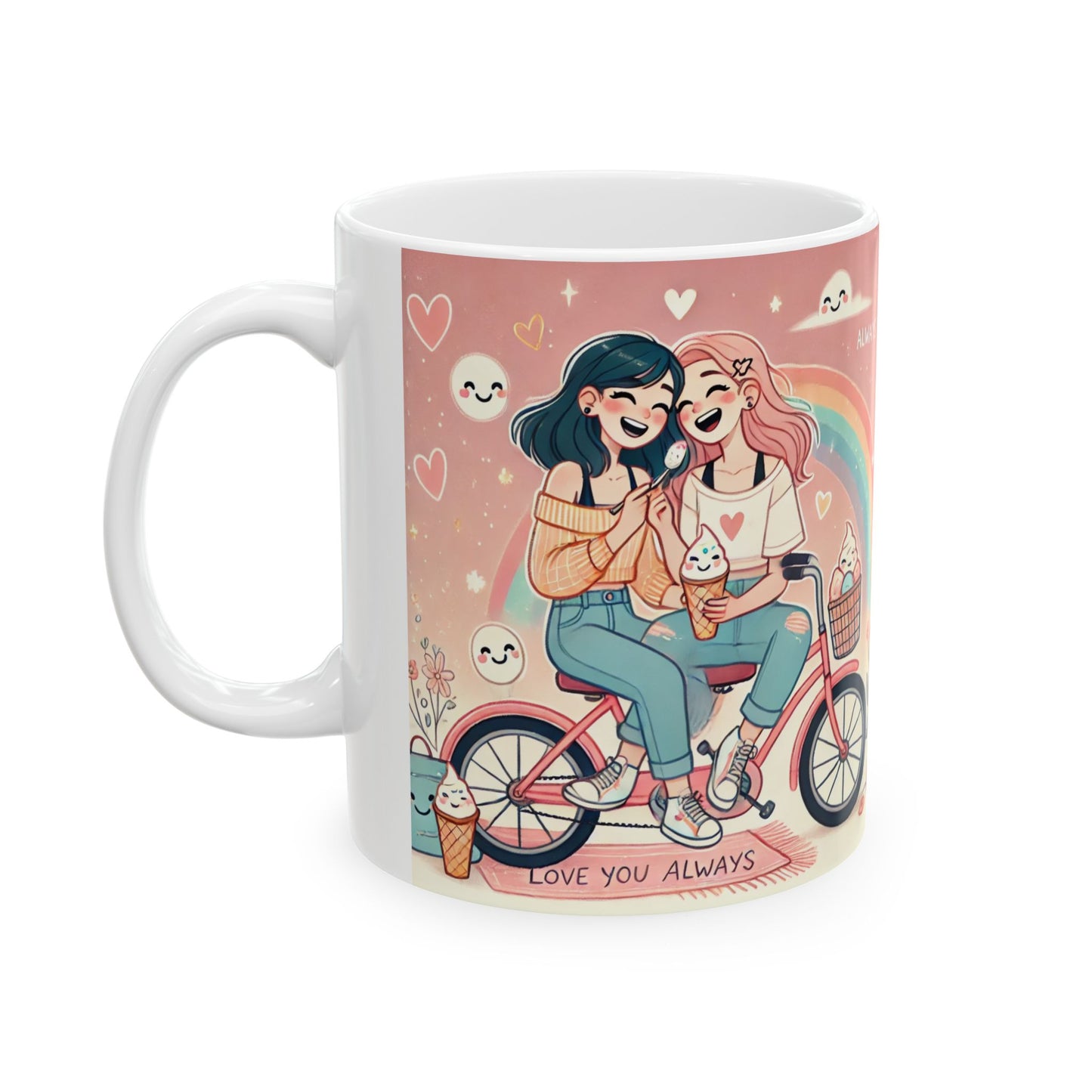 Cute Friendship Ceramic Mug - Always Love You