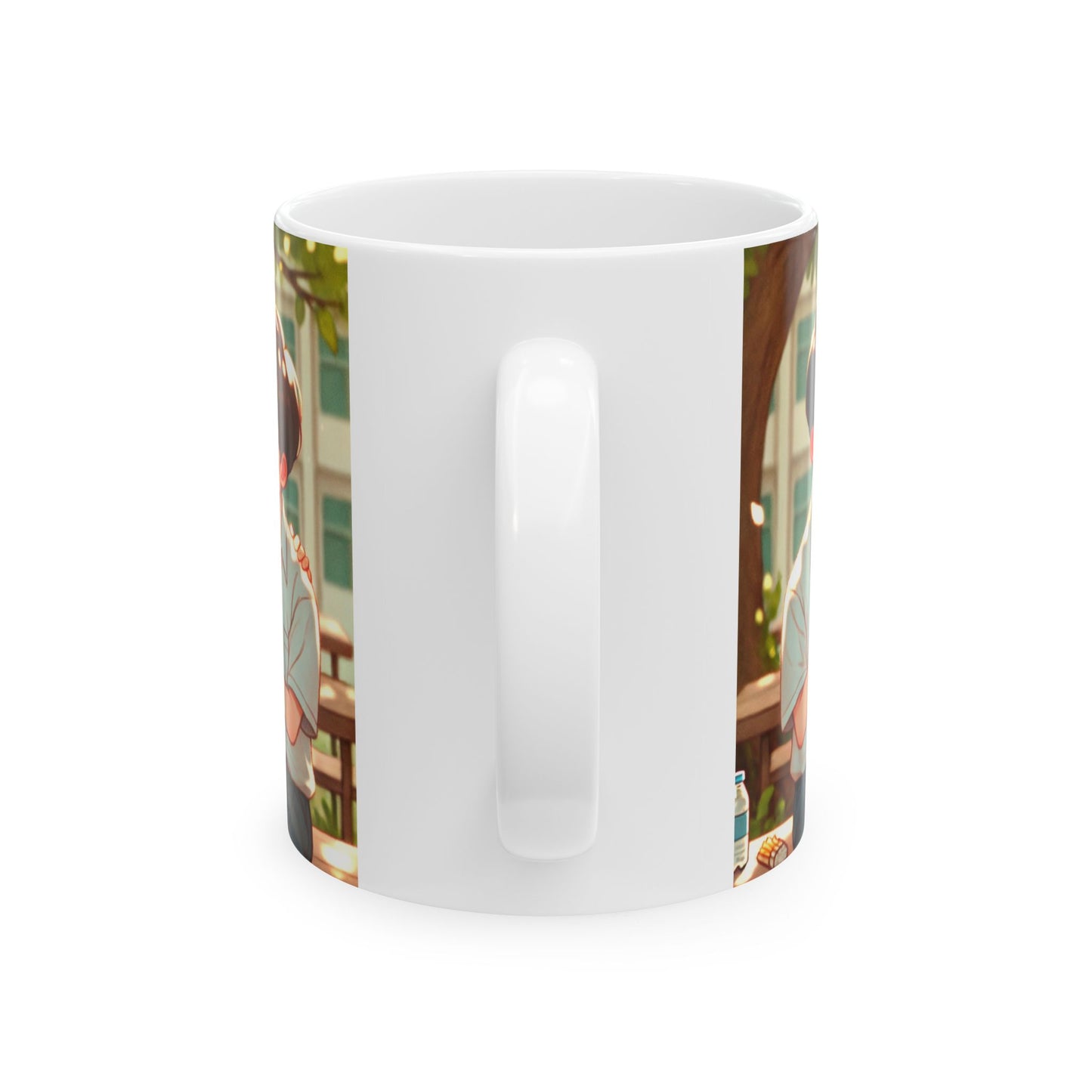 Cute Anime Friends Ceramic Mug - Perfect for Coffee Lovers