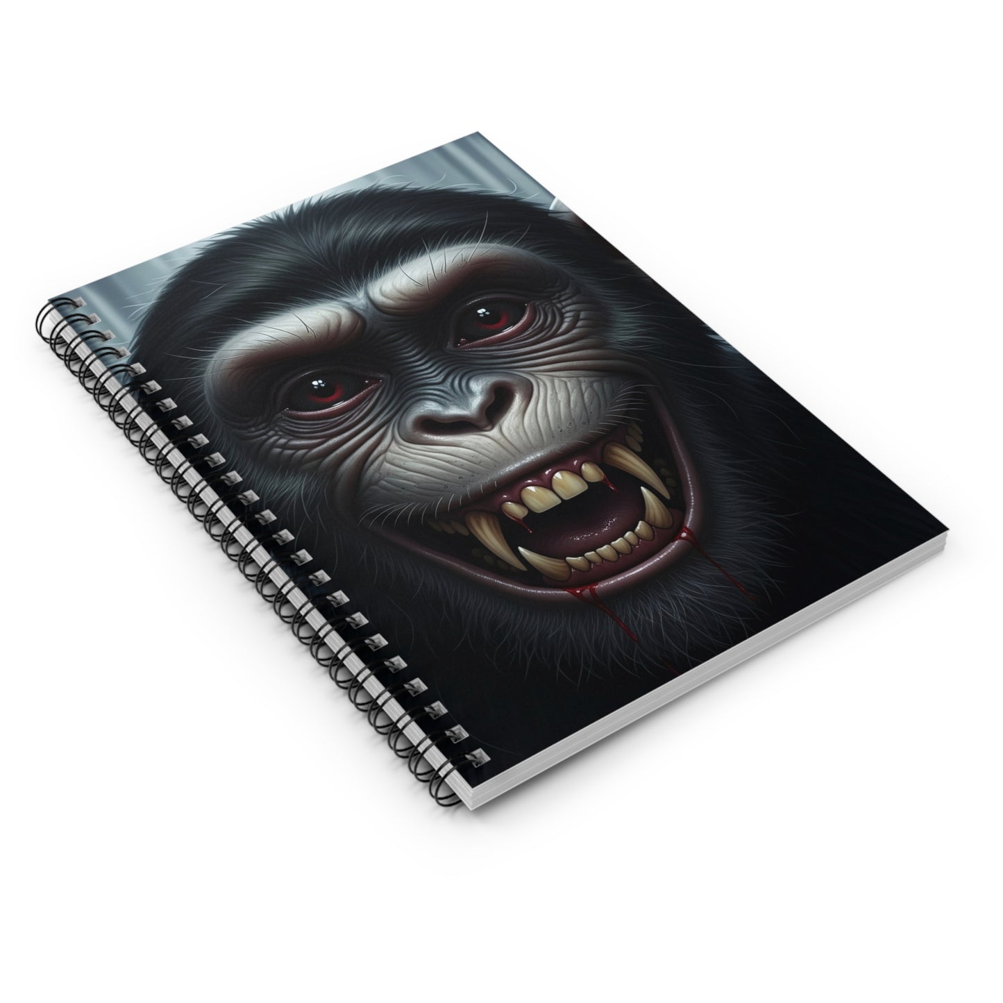 Gorilla-Themed Spiral Notebook - Perfect for Journaling, Gift for Animal Lovers, Unique School Supplies, Creative Writing