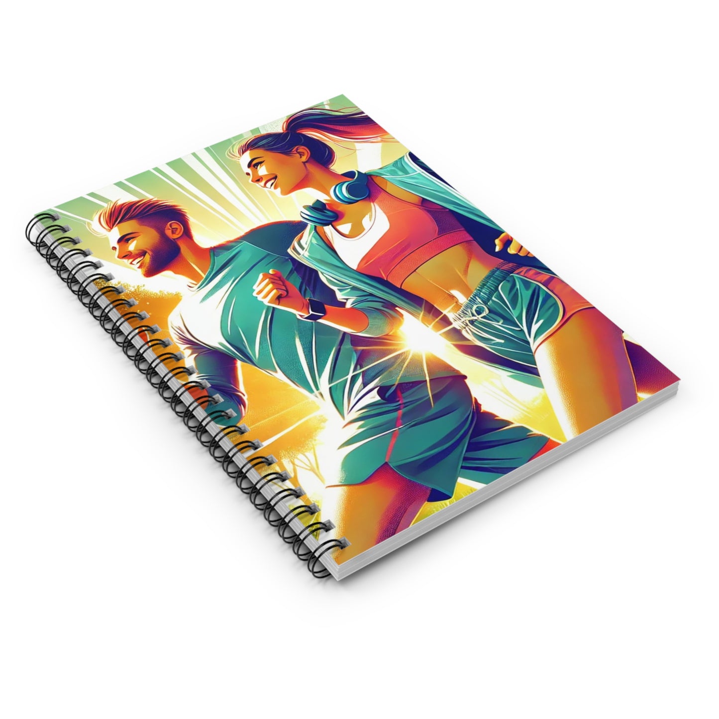 Active Lifestyle Spiral Notebook - Perfect for Fitness Enthusiasts