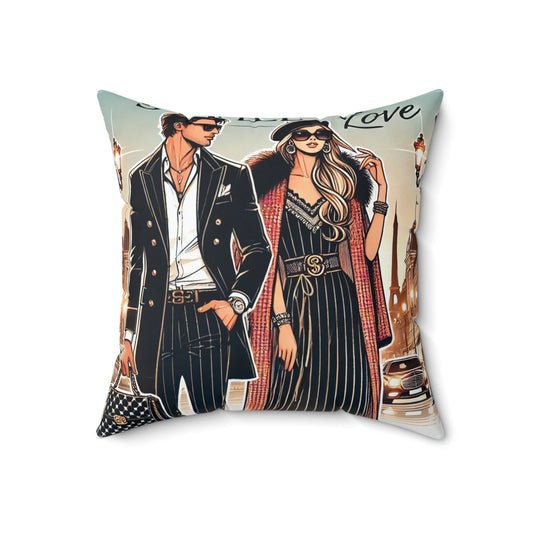Spun Polyester Square Pillow