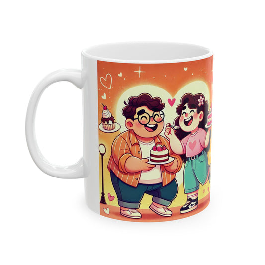 Whimsical Dessert Lovers Ceramic Mug - 11oz & 15oz