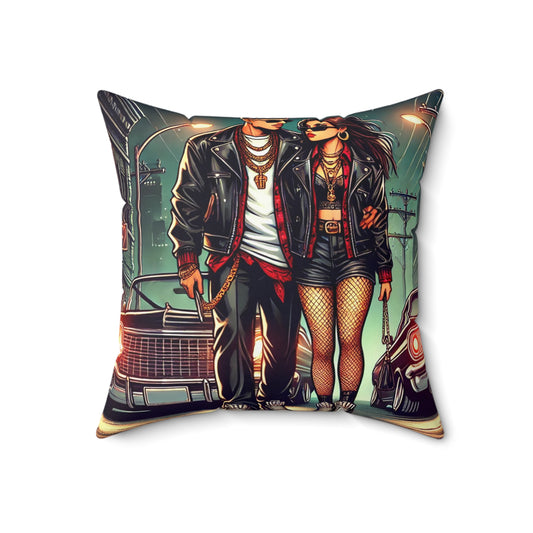 Spun Polyester Square Pillow