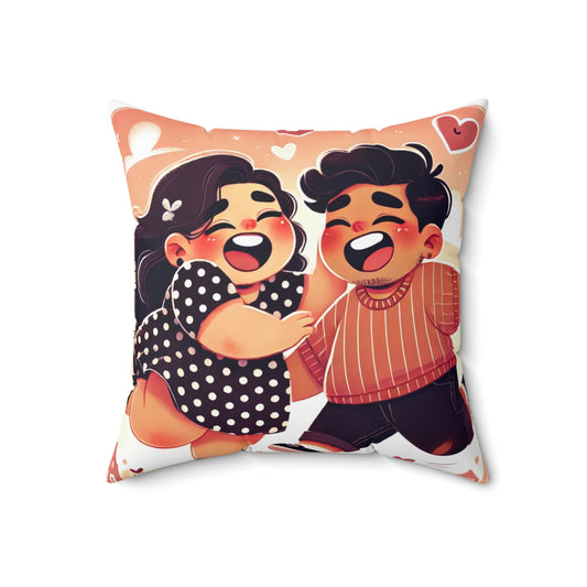 Spun Polyester Square Pillow