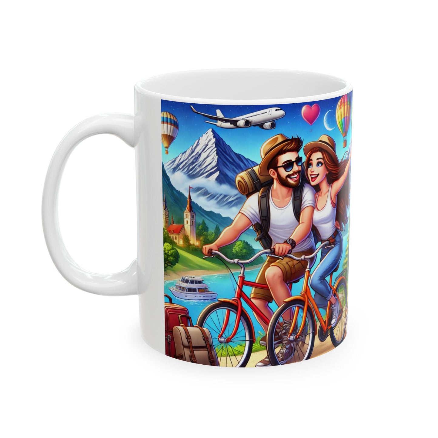 Adventure Vibes Ceramic Mug | 11oz & 15oz | Perfect for Travel Lovers
