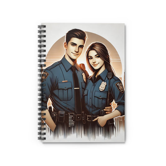 Police Officer Spiral Notebook - Ruled Line for Law Enforcement Enthusiasts