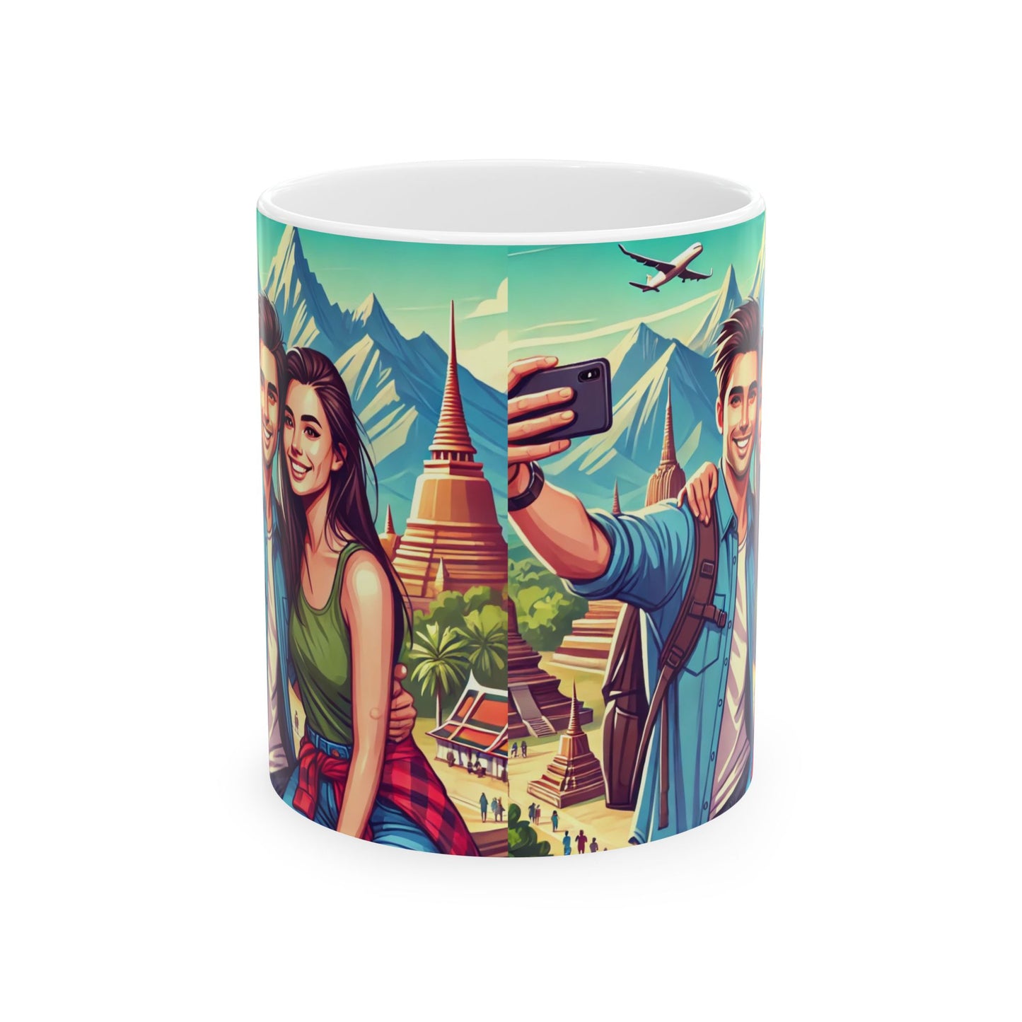 Adventure Love Ceramic Travel Mug - 11oz & 15oz