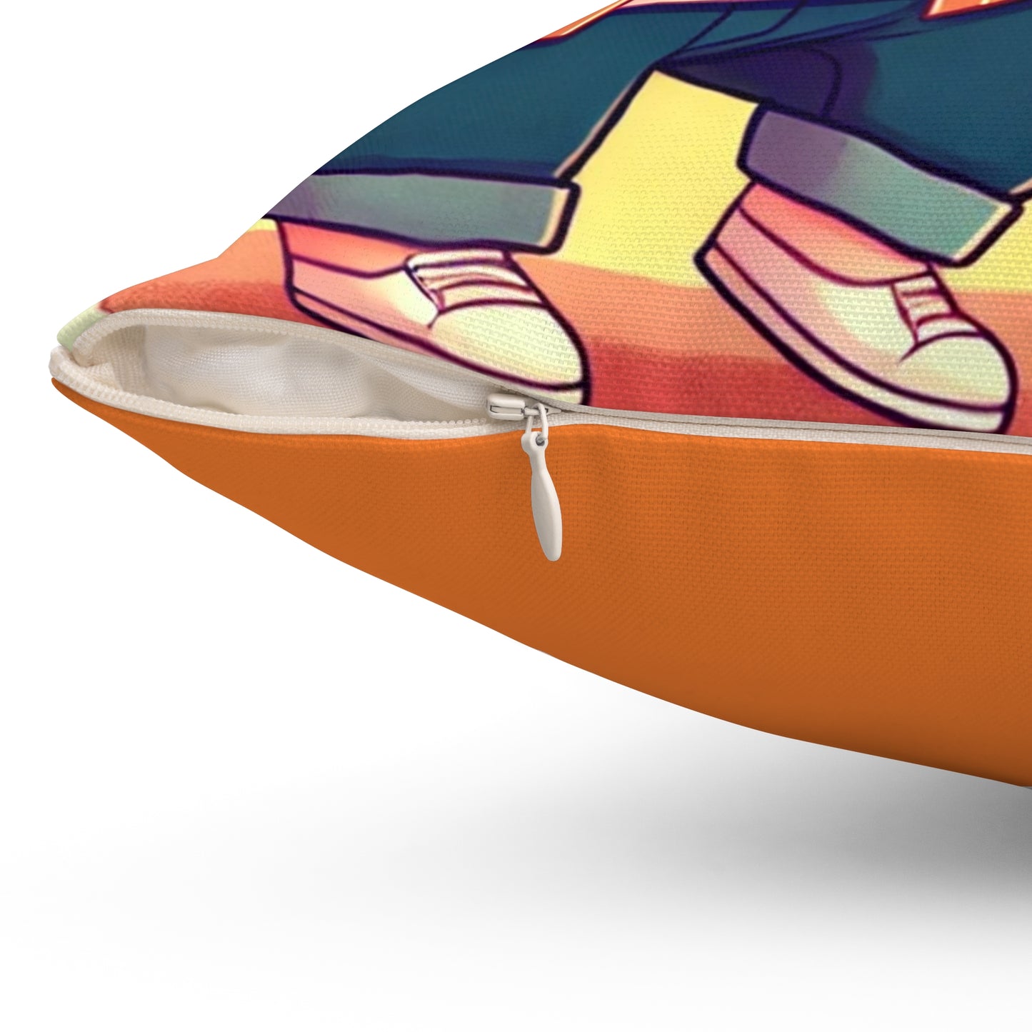 Spun Polyester Square Pillow