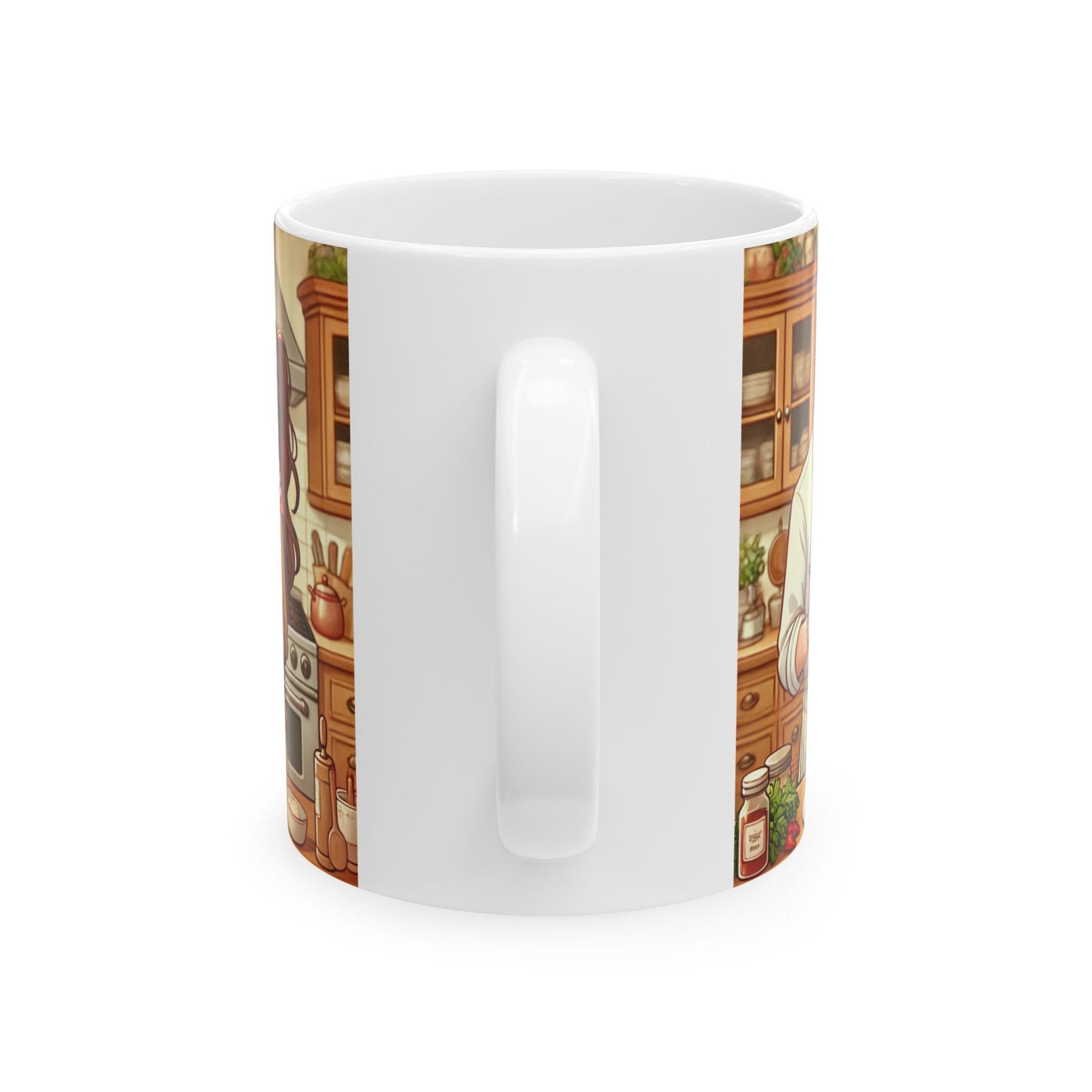 Cozy Kitchen Ceramic Mug - Perfect for Home Chefs & Food Lovers
