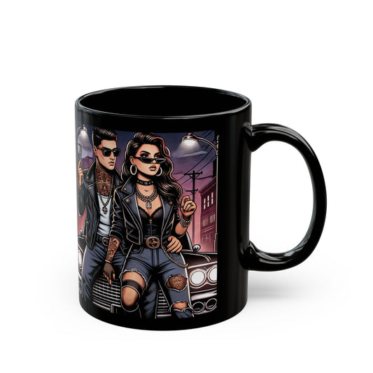 Rebellious Spirit Black Mug - 11oz & 15oz