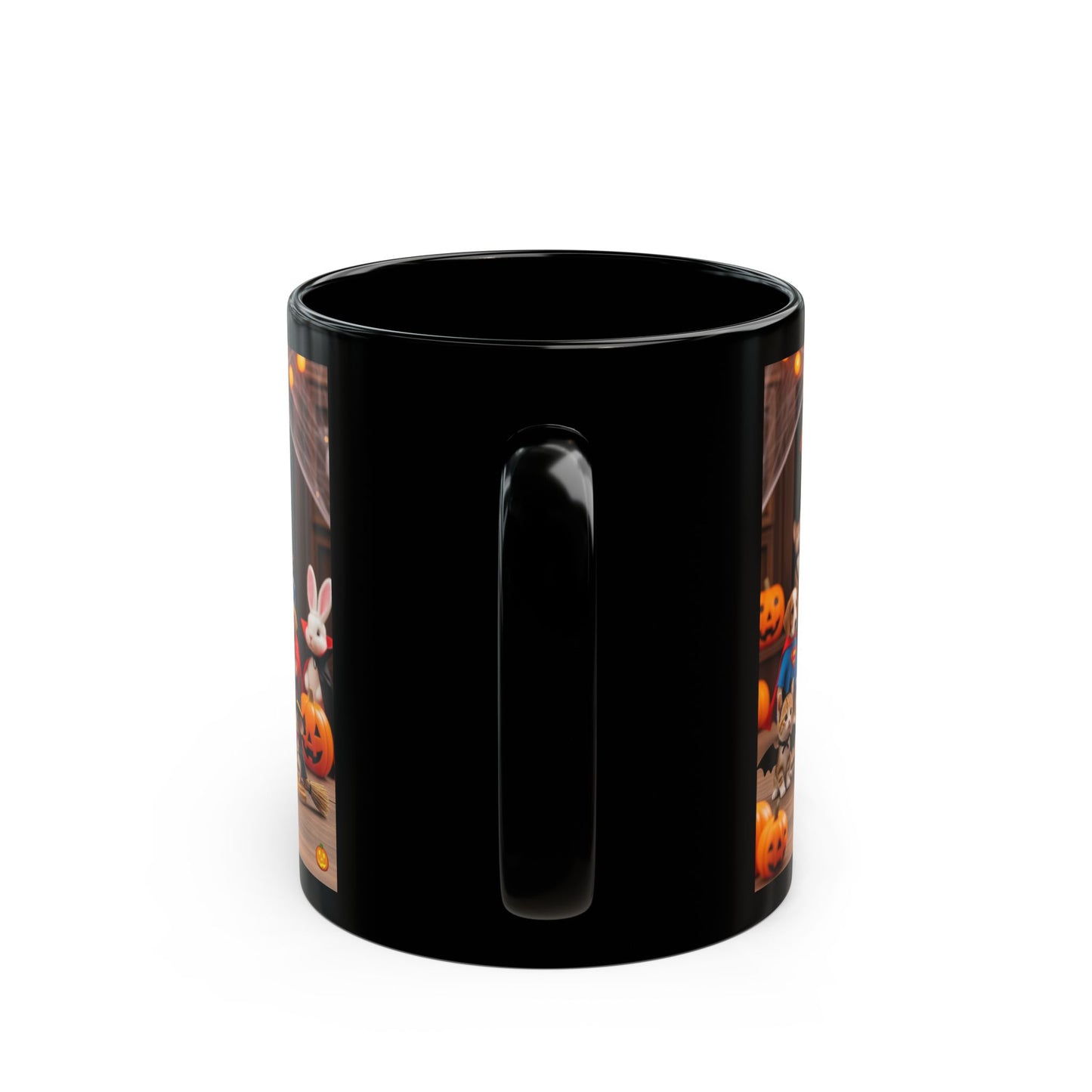 Halloween-Themed Black Mug with Festive Characters, Perfect for Spooky Season, Coffee Lover Gift, Seasonal Decor, Trick or Treat, [...]