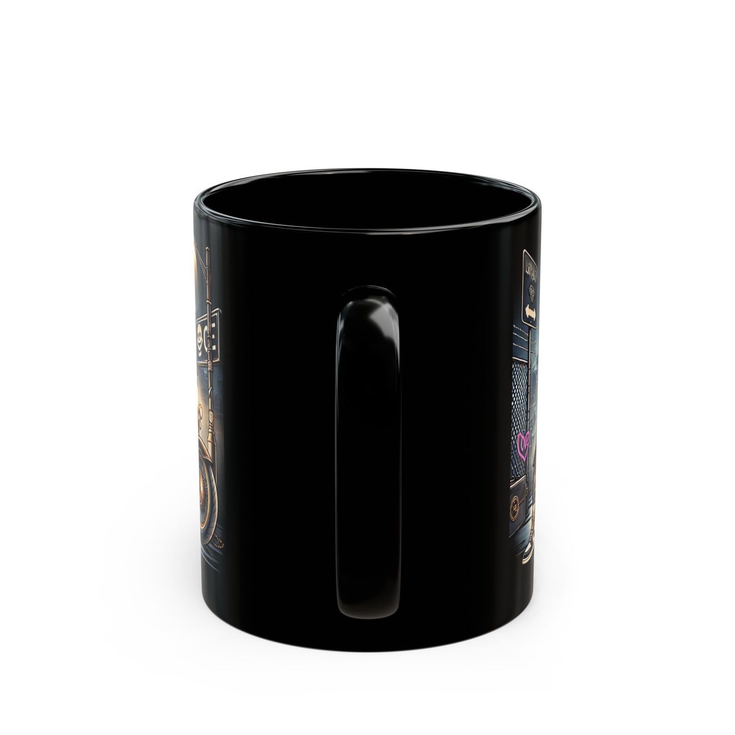 Edgy Biker Couple Mug - Perfect Gift for Riders and Adventurers