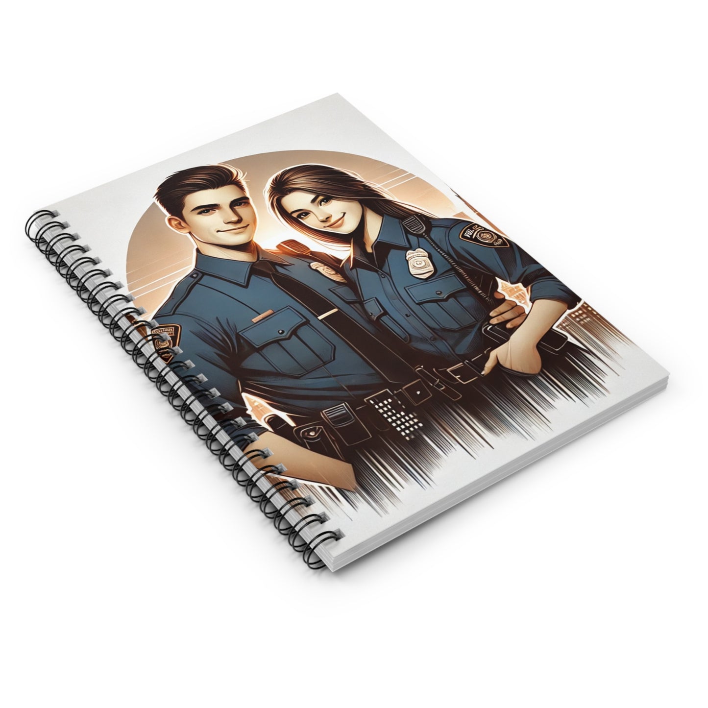 Police Officer Spiral Notebook - Ruled Line for Law Enforcement Enthusiasts