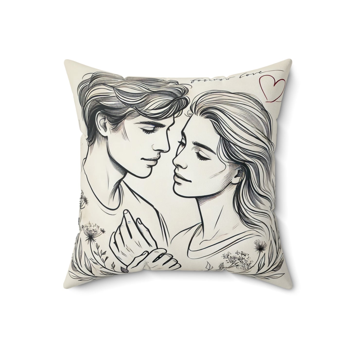 Spun Polyester Square Pillow