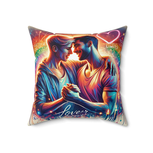 Spun Polyester Square Pillow