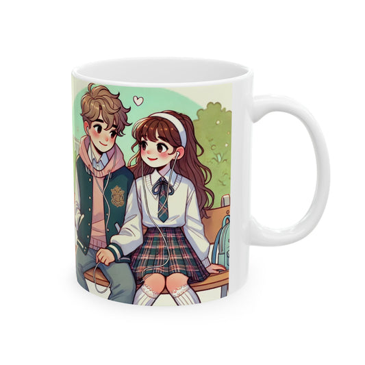 Cute School Friends Ceramic Mug - 11oz & 15oz