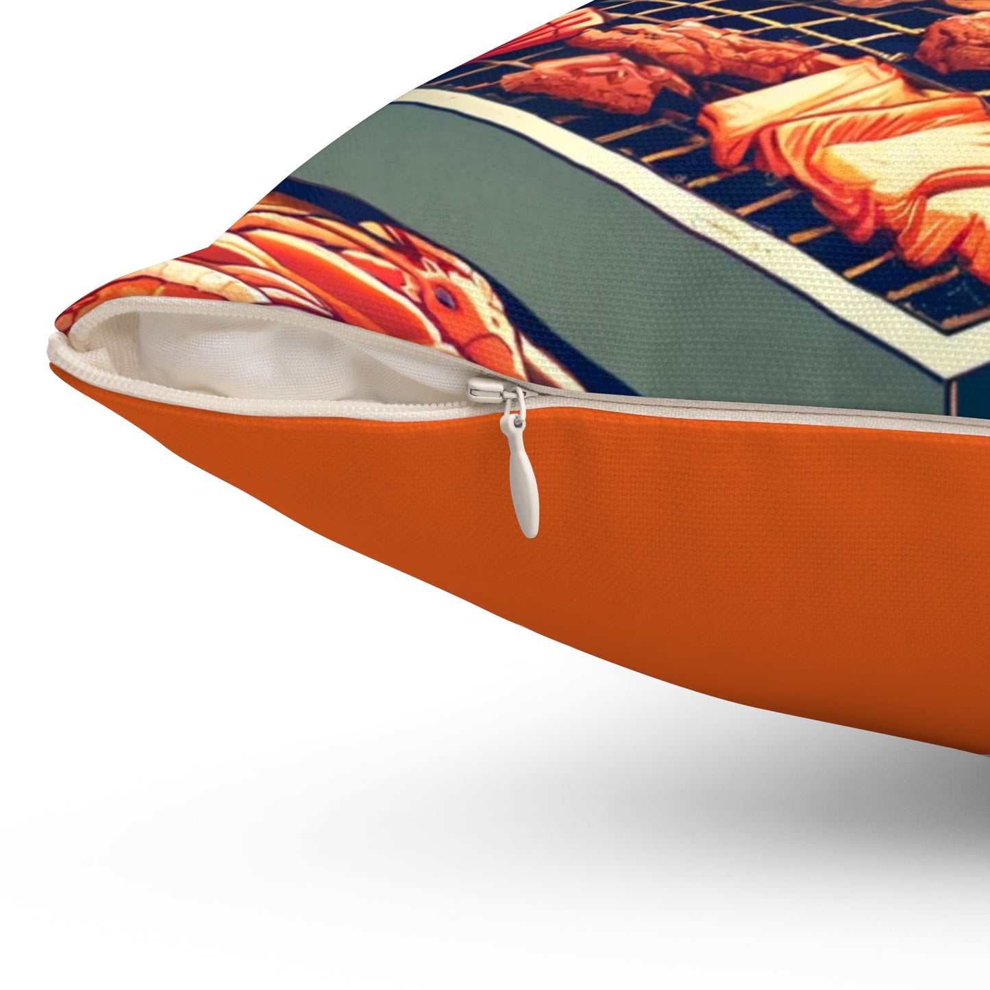 Spun Polyester Square Pillow