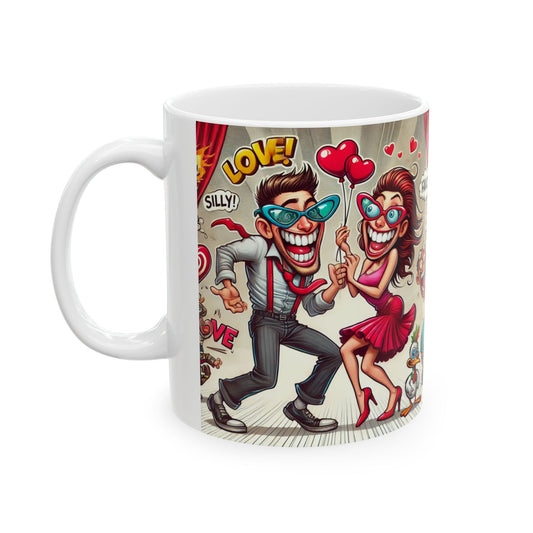 Funny Love Ceramic Mug - 11oz & 15oz