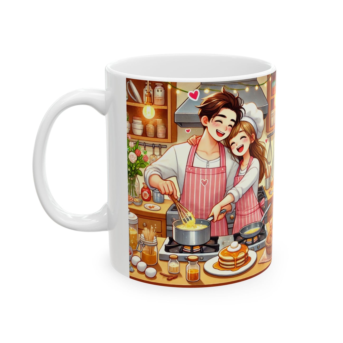 Cozy Kitchen Ceramic Mug - Perfect Gift for Home Chefs and Cooking Enthusiasts