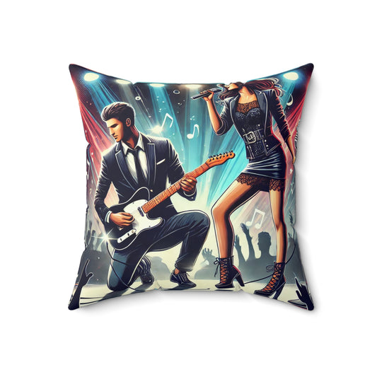 Spun Polyester Square Pillow