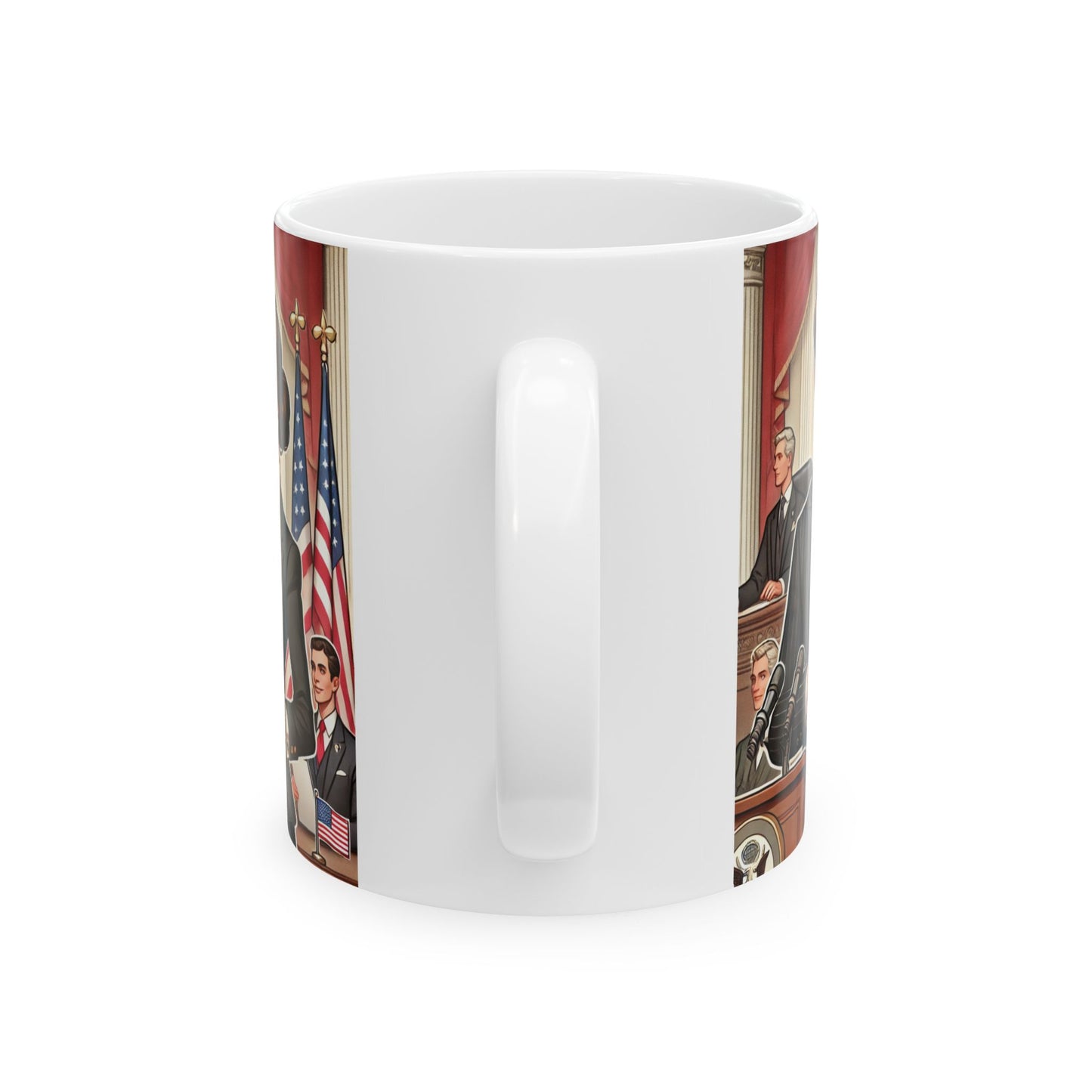 Political Leadership Ceramic Mug - 11oz & 15oz | Stylish Coffee Cup for Civic Engagement & Inspiration