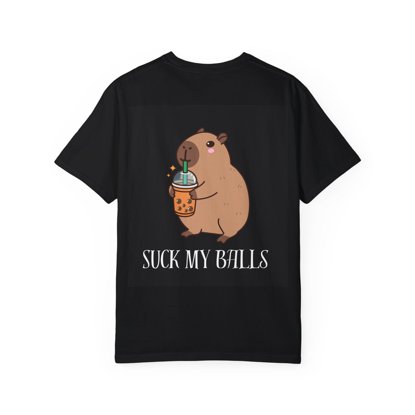 Funny Capybara Tee - Unisex Garment-Dyed T-shirt - Perfect Gag Gift for Friends
