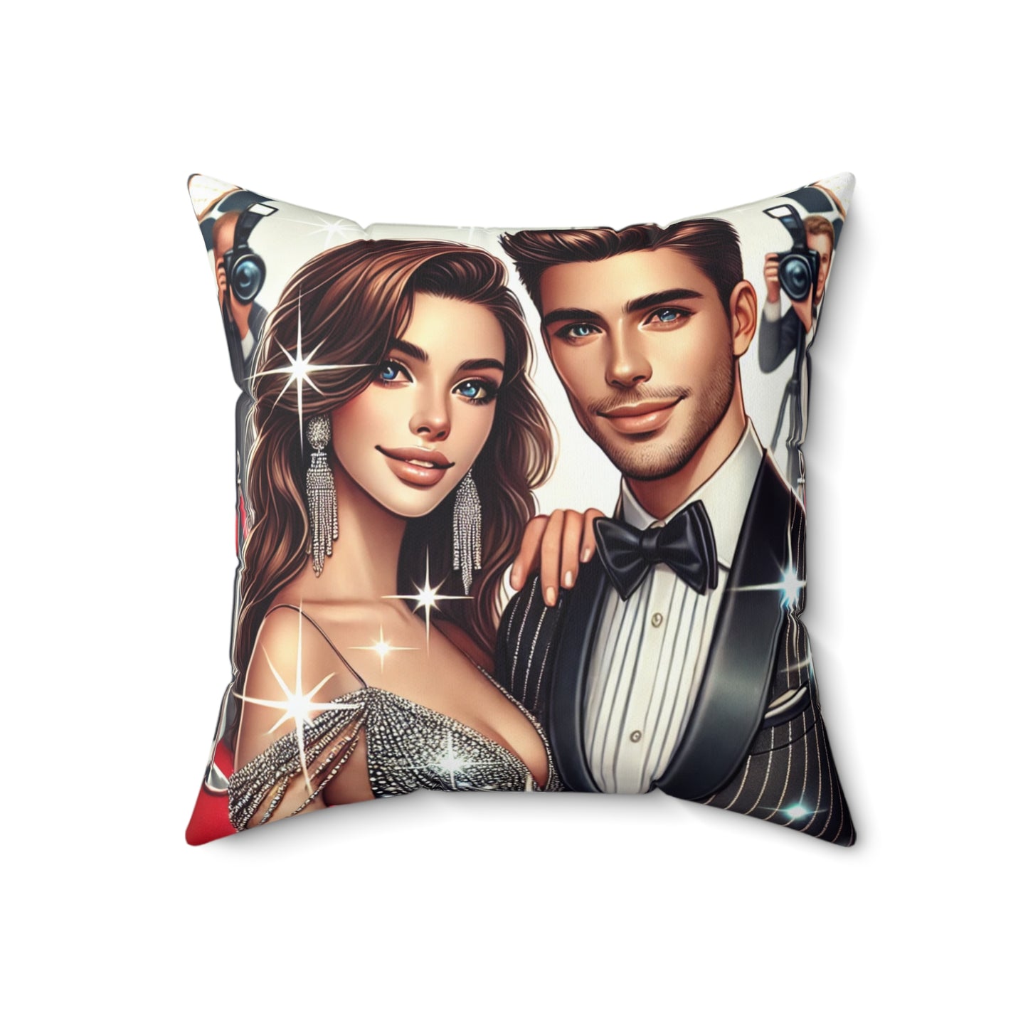 Spun Polyester Square Pillow