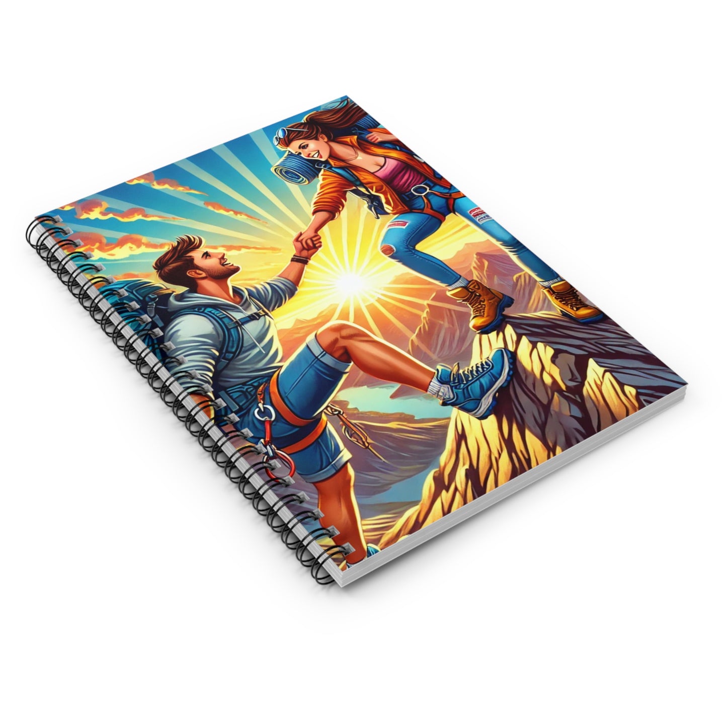 Adventure Couples Notebook - Ruled Line for Creative Minds