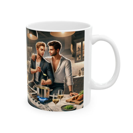 Romantic Chef Ceramic Mug - 11oz & 15oz