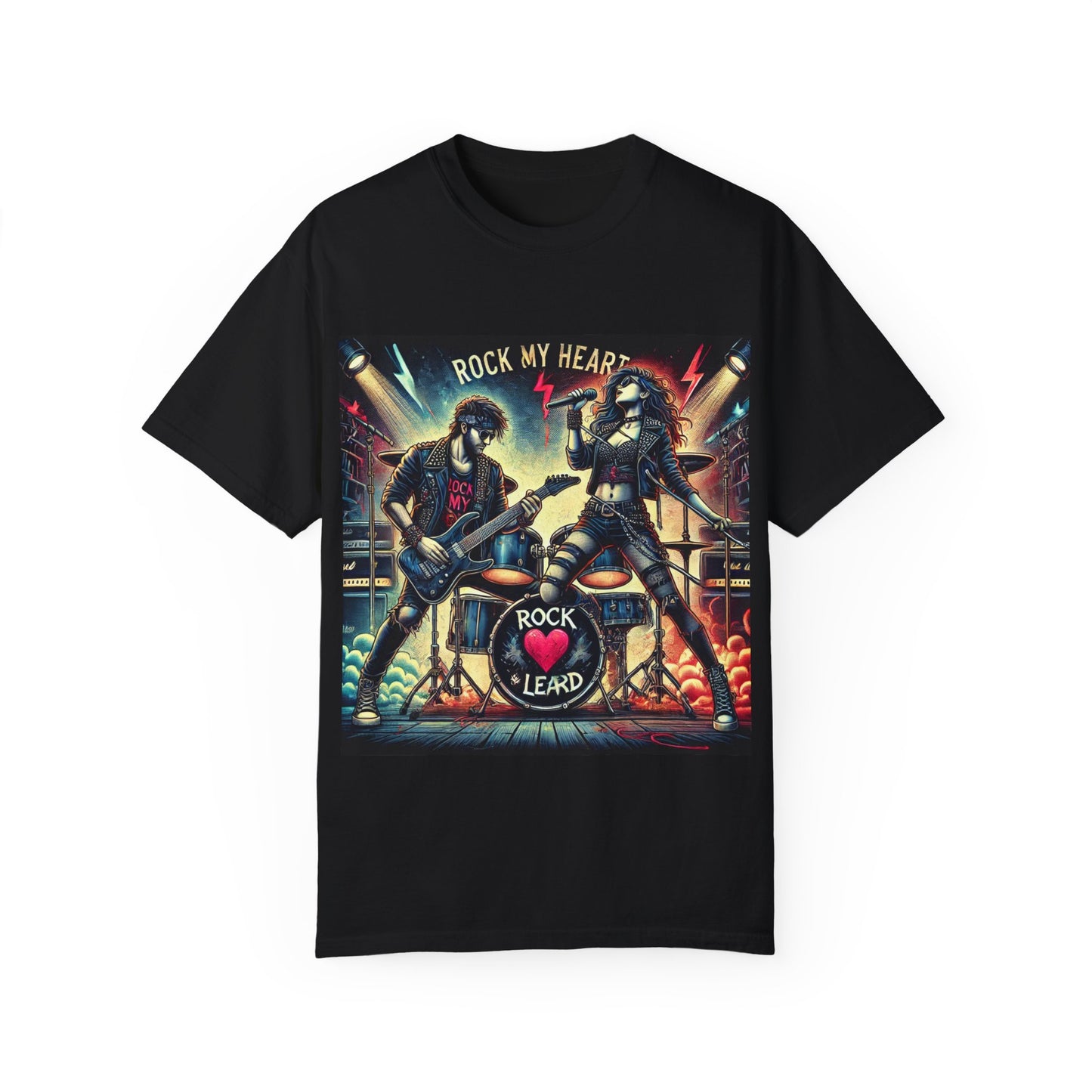 Rock My Heart Unisex Garment-Dyed T-Shirt