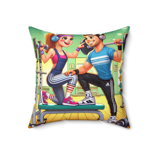 Spun Polyester Square Pillow