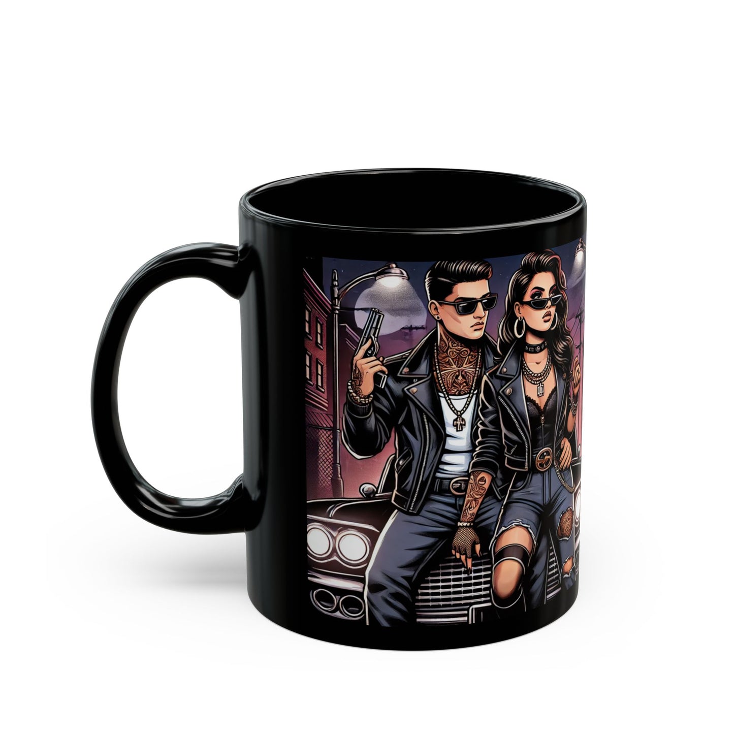 Rebellious Spirit Black Mug - 11oz & 15oz