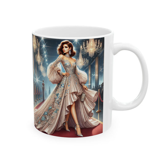 Glamorous Hollywood Ceramic Mug - Perfect for Movie Lovers & Gift Giving