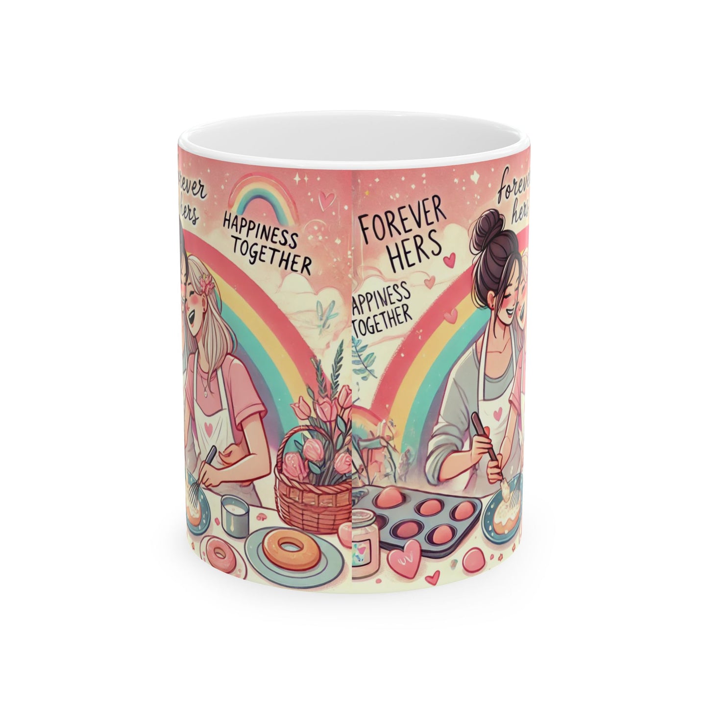 Forever Yours Ceramic Mug - 11oz & 15oz | Perfect Gift for Friends & Couples
